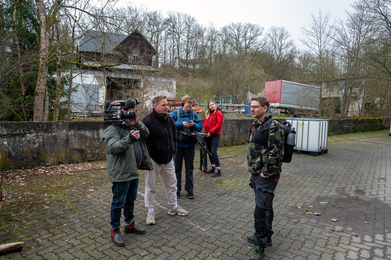Making of des WDR Drehtermins